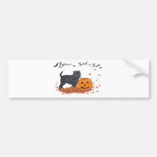 Autocollant De Voiture Affenpinscher Halloween
