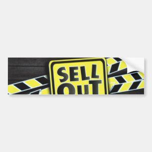 Autocollant De Voiture Affiche d'art Sell Out