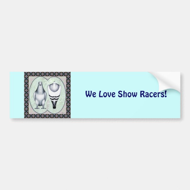 Autocollant De Voiture Afficher la norme Racer (Devant)