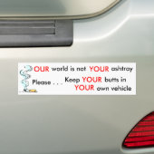 Autocollant De Voiture Aidez svp à maintenir notre environnement propre… (On Car)