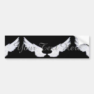 Autocollant De Voiture Ailes blanches d'ange de Falln