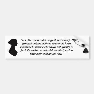 Autocollant De Voiture Aimant citation Jane Austen
