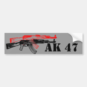 AUTOCOLLANT DE VOITURE AK 47