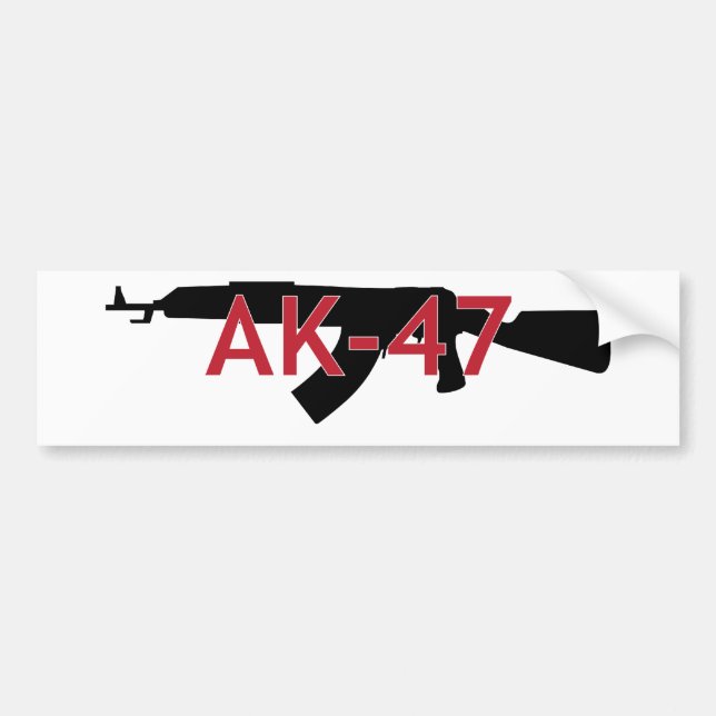 AUTOCOLLANT DE VOITURE AK-47 (Devant)