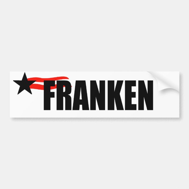 AUTOCOLLANT DE VOITURE AL FRANKEN (Devant)