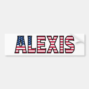 Autocollant De Voiture Alexis Nom Vorname USA Aufkleber Sticker Auto