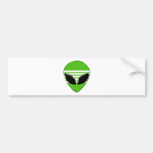 Autocollant De Voiture Alien-01