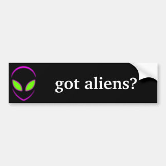 Autocollant De Voiture aliens obtenus ?