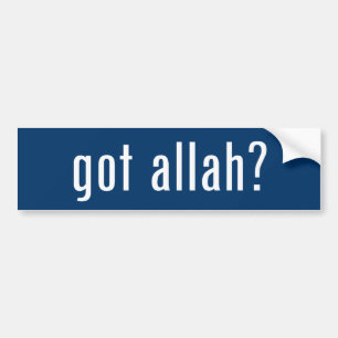 Autocollant De Voiture Allah obtenu ?