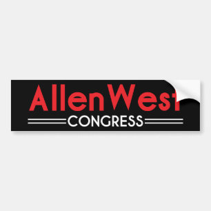 Autocollant De Voiture Allen occidental pour le congrès