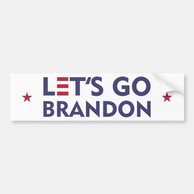 Autocollant De Voiture Allez Brandon Bumper Sticker (Devant)