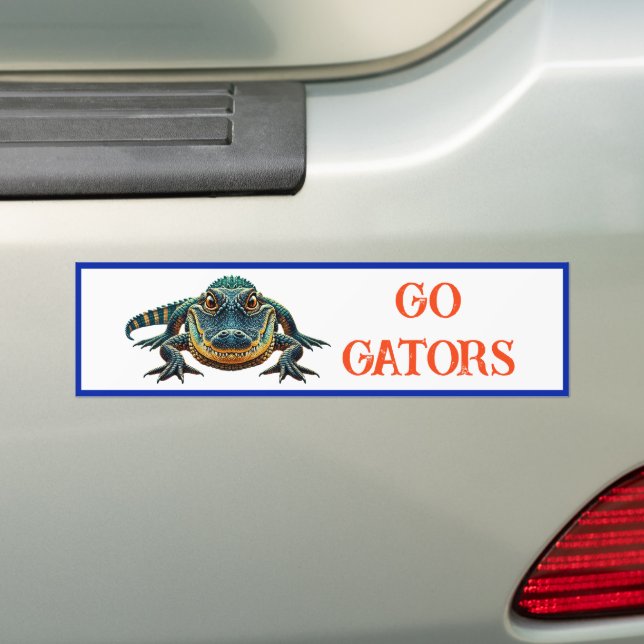 Autocollant De Voiture Alligator - Go Gators (En voiture)