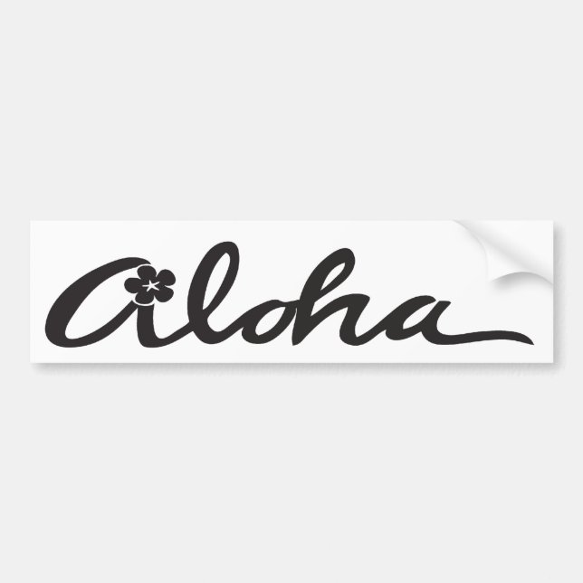 Autocollant De Voiture Aloha (Devant)