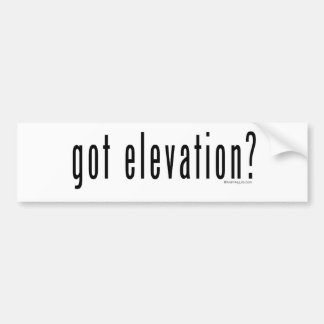 Autocollant De Voiture Altitude obtenue ?