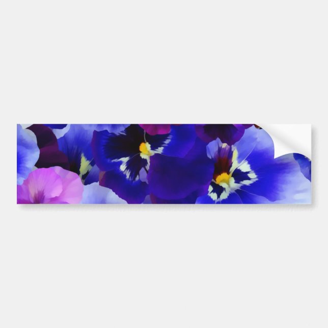 Autocollant De Voiture Ambiance florale (Devant)