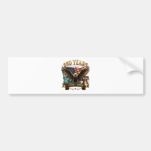 Autocollant De Voiture Américain 250e anniversaire USA Patriotique 4 juil