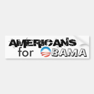 Autocollant De Voiture AMÉRICAINS pour OBAMA