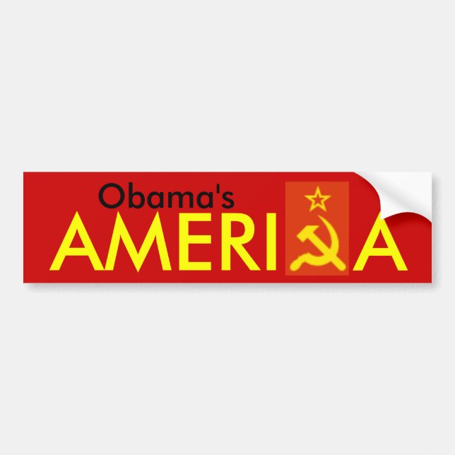 Autocollant De Voiture AmeriKa d'Obama (Devant)