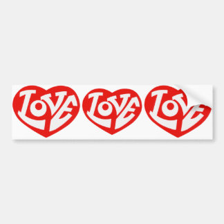 AUTOCOLLANT DE VOITURE AMOUR