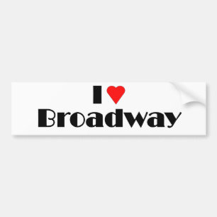 Autocollant De Voiture Amour Broadway