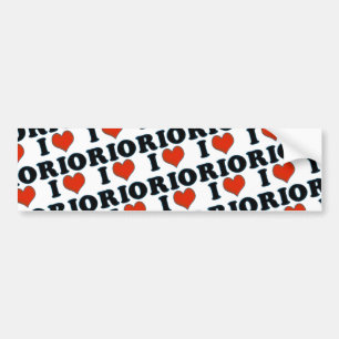 Autocollant De Voiture amour / coeur Rio de Janeiro