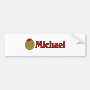 Autocollant De Voiture (Amour d'I) Michael olive