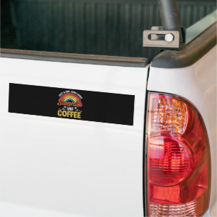 Autocollant De Voiture Amoureux du soleil rétro et du café