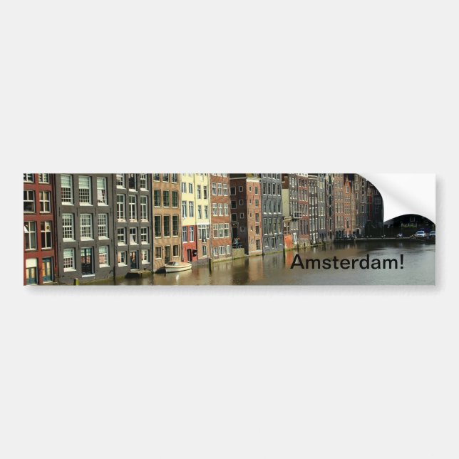 Autocollant De Voiture Amsterdam, Pays-Bas (Devant)