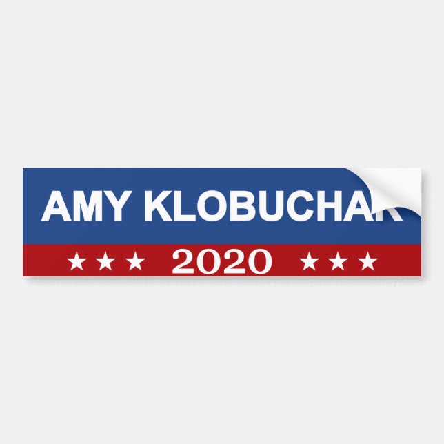 Autocollant De Voiture Amy Klobuchar 2020 (Devant)