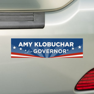 Autocollant De Voiture Amy Klobuchar gouverneure du Minnesota