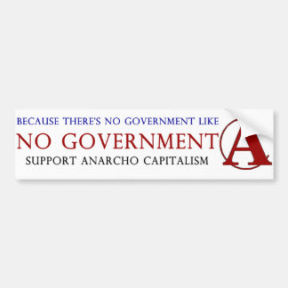 Autocollant De Voiture Anarcho tiré par la main Captalist - capitalisme +