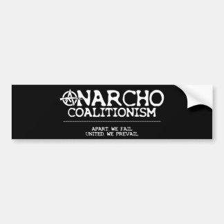Autocollant De Voiture #AnarchoCoalitionism