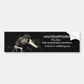 Autocollant De Voiture Anatidaephobia