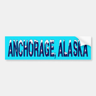 AUTOCOLLANT DE VOITURE ANCHORAGE ALASKA