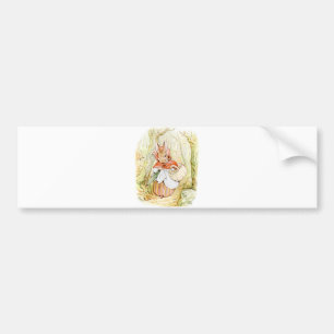 Autocollant De Voiture Ancienne Mme Rabbit (Petit Chaperon Rouge) (B Pott