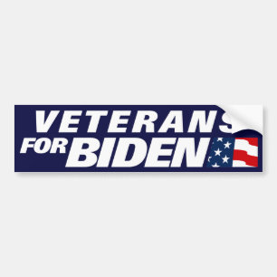 Autocollant De Voiture Anciens Combattants Pour Biden 2024