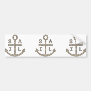 Autocollant De Voiture Ancre de voile