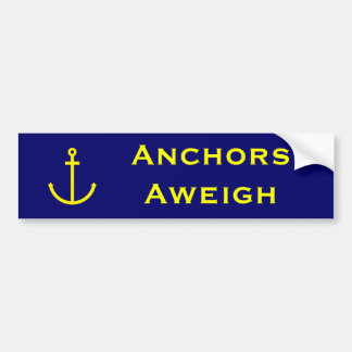 Autocollant De Voiture Ancres Aweigh