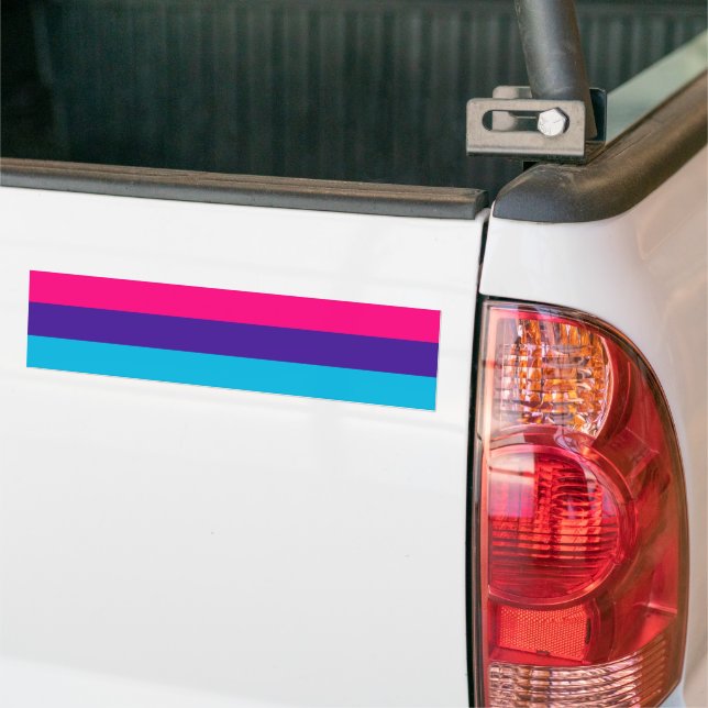Autocollant De Voiture Androgyne Pride (Sur camion)