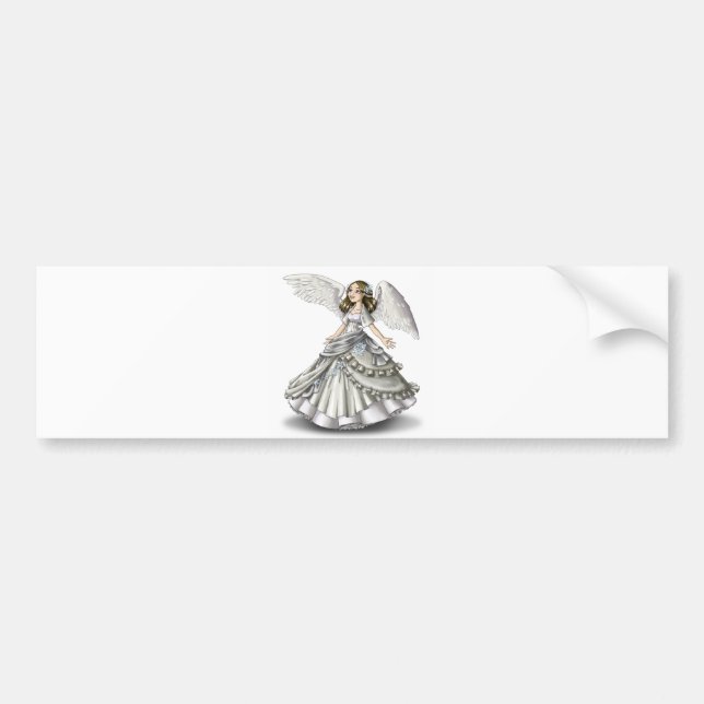 Autocollant De Voiture Ange de neige (Devant)