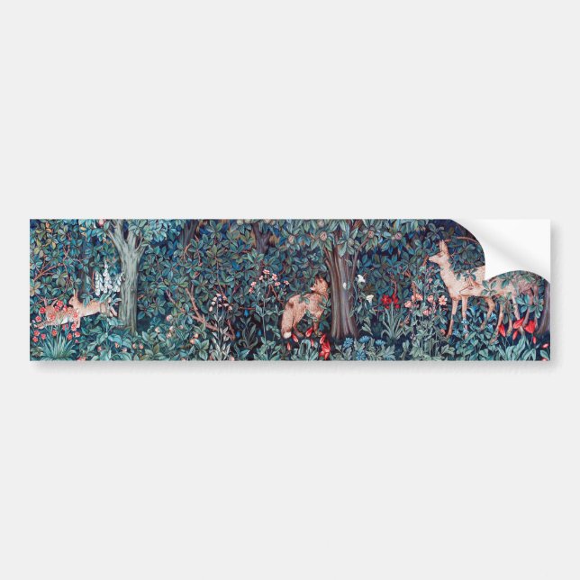 Autocollant De Voiture Animals dans The Forest, William Morris (Devant)