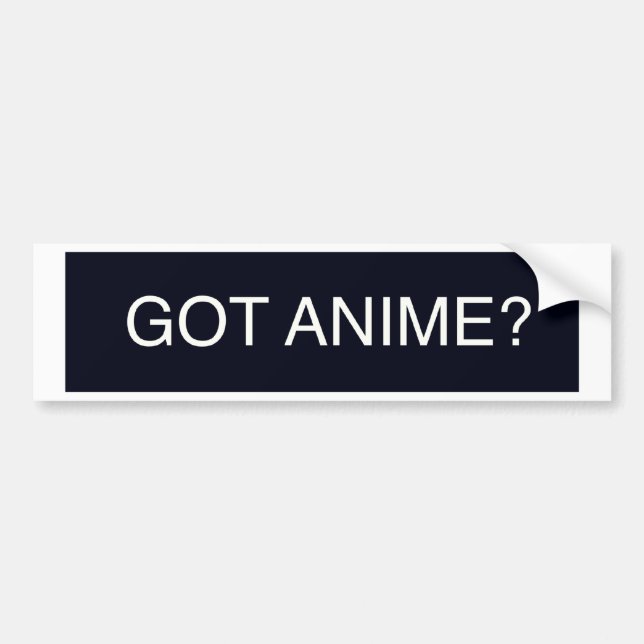 Autocollant De Voiture Anime obtenu ? (Devant)