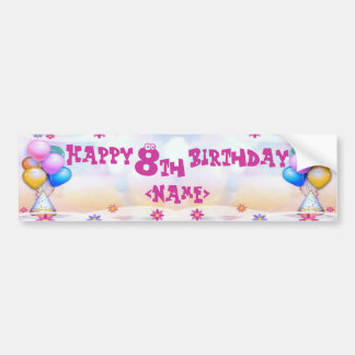 Autocollant De Voiture Anniversaire Enfant