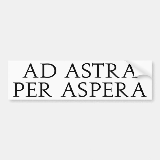 Autocollant De Voiture Annonce Astra par Aspera (Devant)