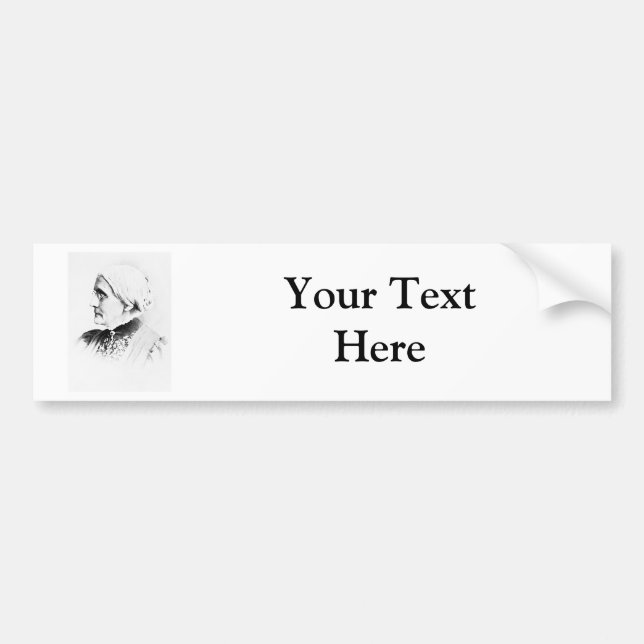 Autocollant De Voiture Anthony ~ Susan B. Femme Leader Suffrage (Devant)