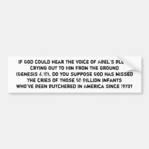 Autocollant De Voiture anti adhésif pour pare-chocs d'avortement