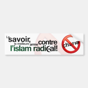 Autocollant De Voiture Anti adhésif pour pare-chocs de Sharia - Françai