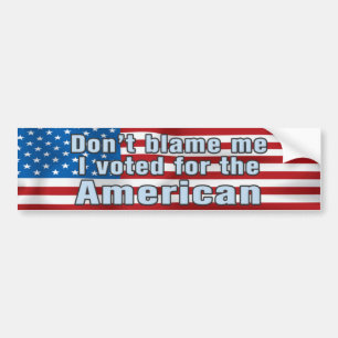 Autocollant De Voiture Anti adhésif pour pare-chocs d'Obama