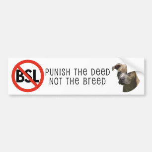 Autocollant De Voiture Anti-BSL Bumpersticker