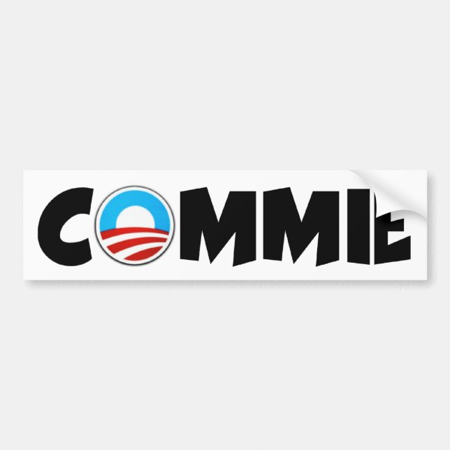 Autocollant De Voiture Anti coco d'Obama (Devant)